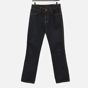 Nudie Jeans Slim Jim Organic Cotton Dark Wash Straight Leg Jeans - Size 31 Waist